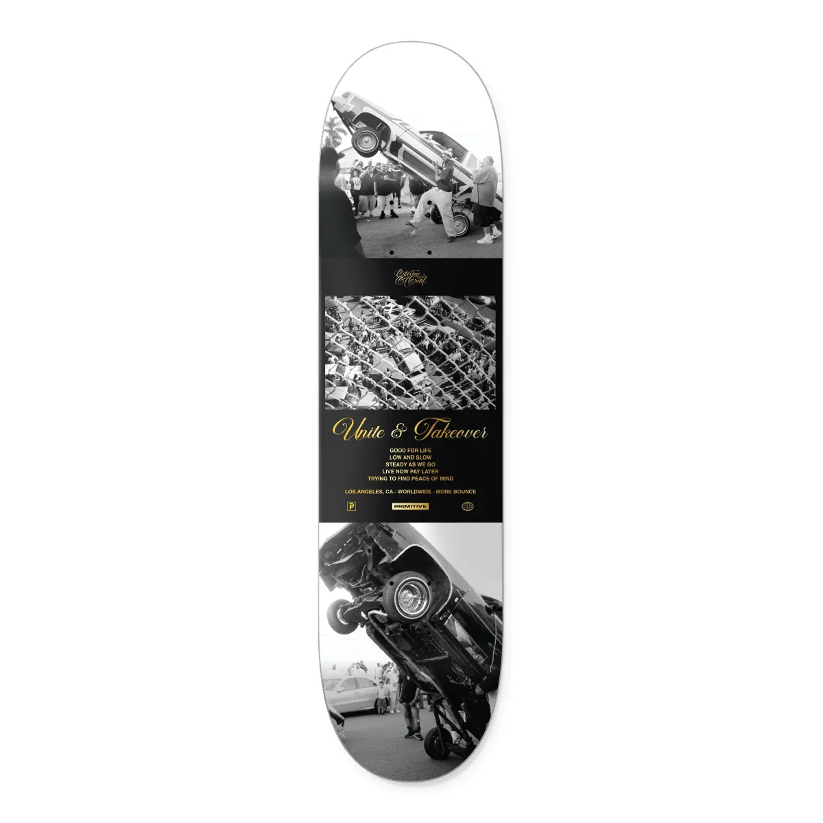 Primitive Bounce Skateboard Deck - 8.125″ Black
