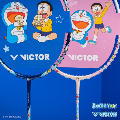 Victor x Doraemon Racket Combo Gift Box - DRM-SET-IB - Unstrung