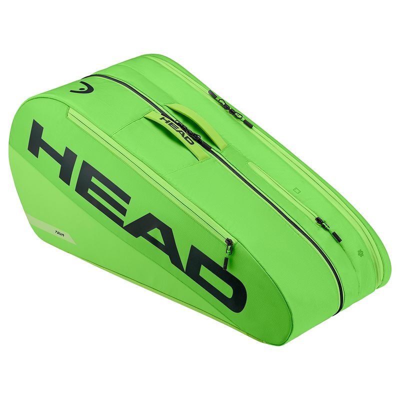 Head Tour L Tennis Racquets Bag 9 Pack Sharp Green