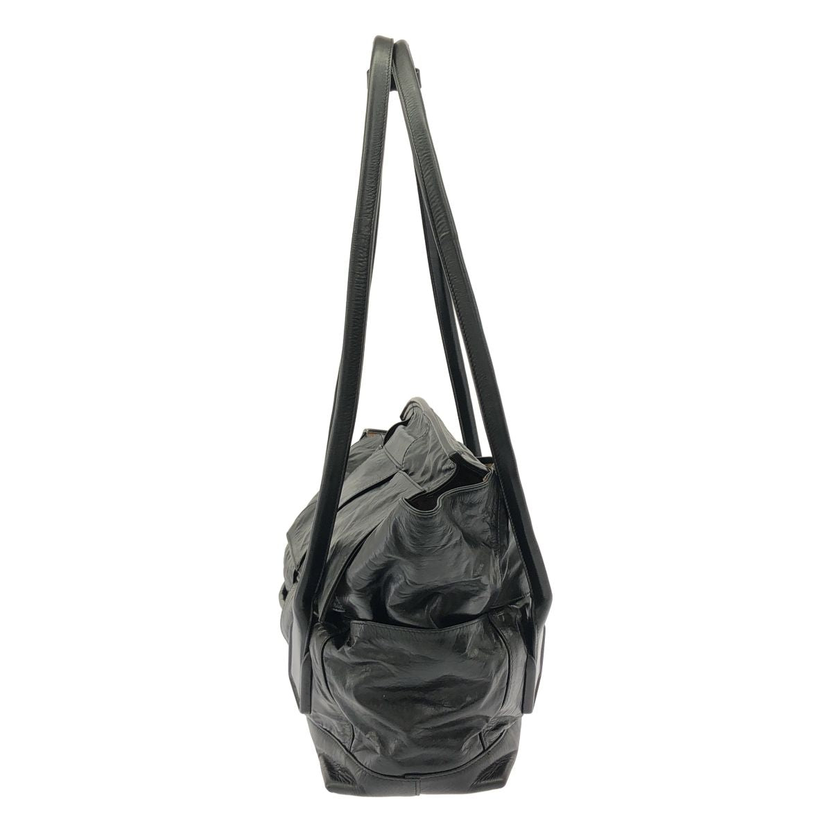 Bottega Veneta Arco Leather Tote Bag Black
