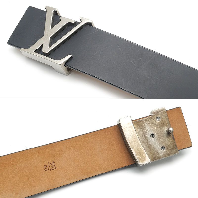 Louis Vuitton Ceinture LV Initial Belt Black