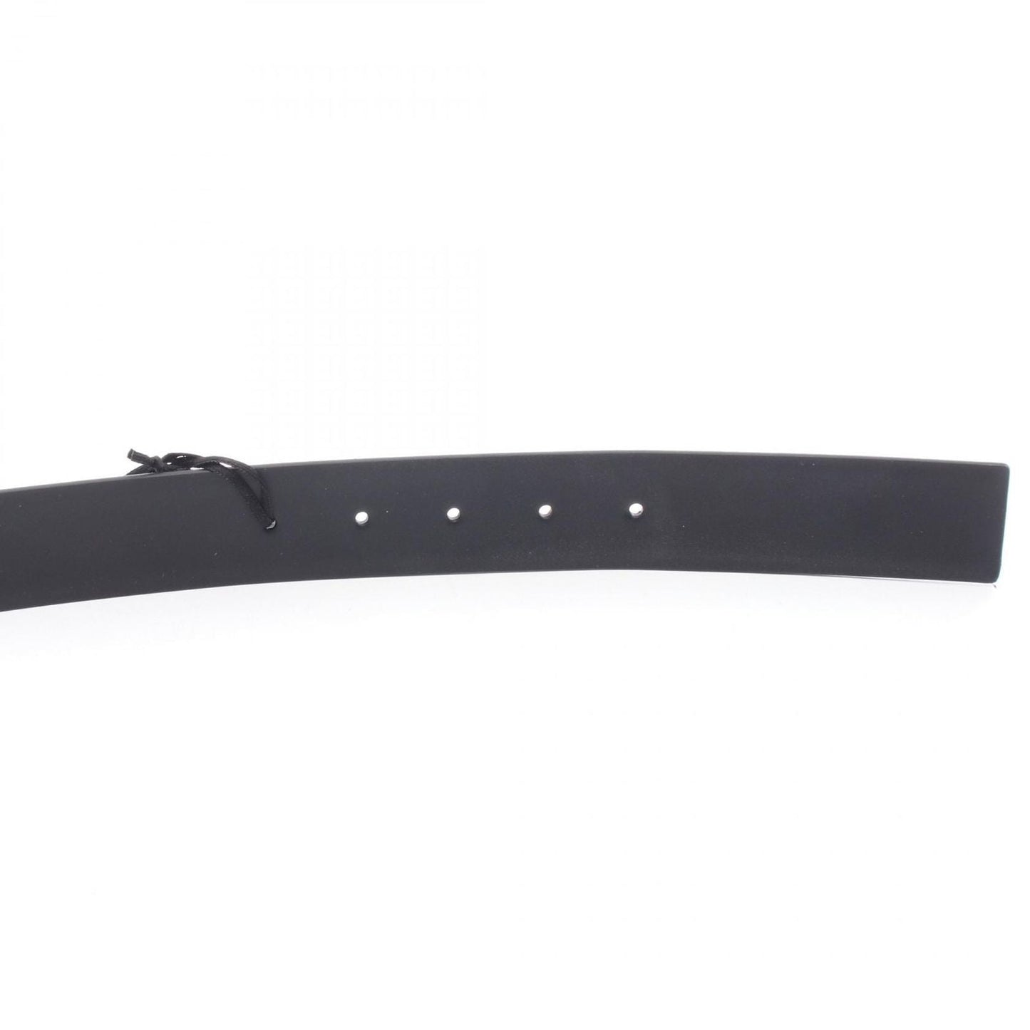 Fendi Belt Round FF Reversible Black Leather