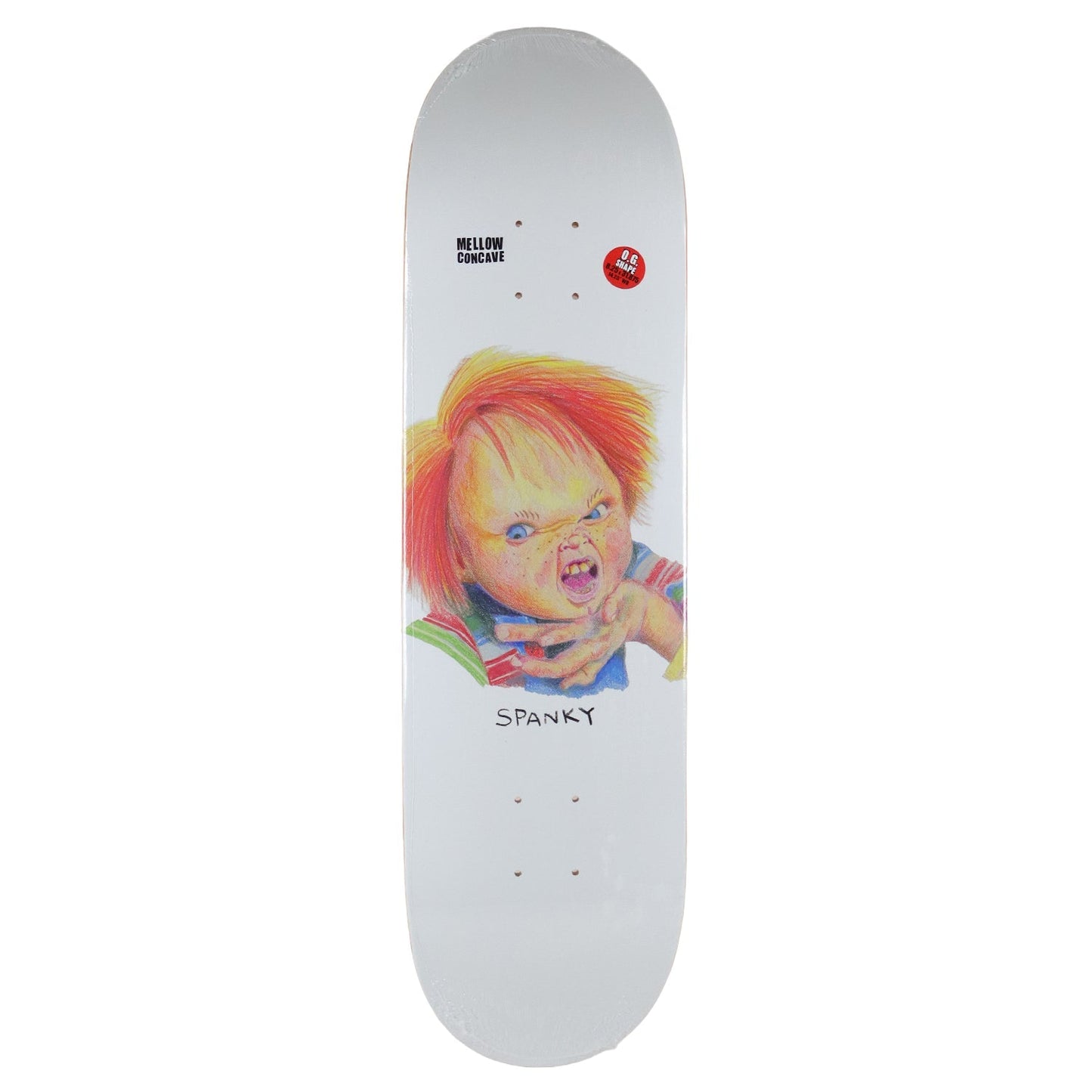 Baker Skateboard Deck Spanky Good Guys White 8.25" x 31.875"