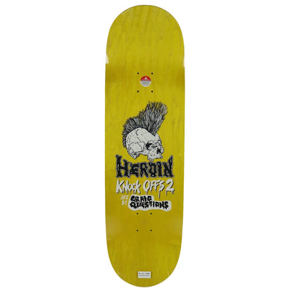 Heroin Skateboard Deck Craig Questions KO2 Fortune Teller 9.25" x 32.5"