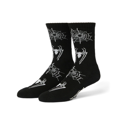 Huf X Spider-Man Crew Sock - Black