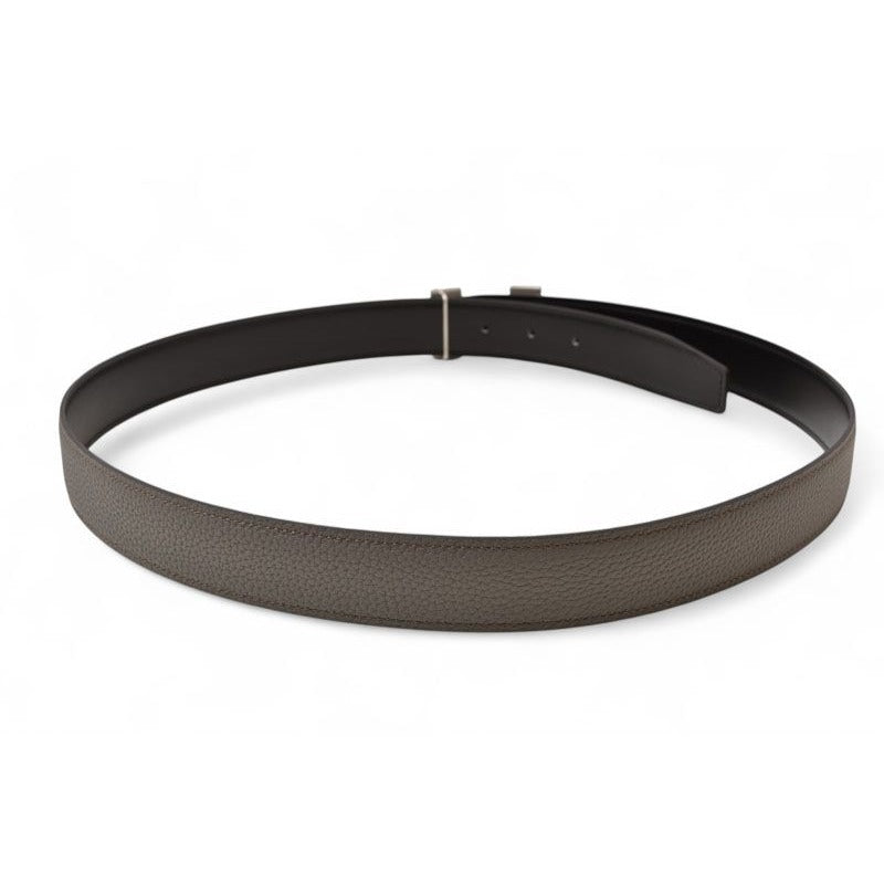 Hermes Belt Reversible Constance Size 95 H Buckle Box Calf Togo Black
