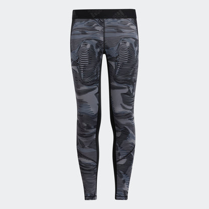 Kids' adidas Allover Print Techfit Tights